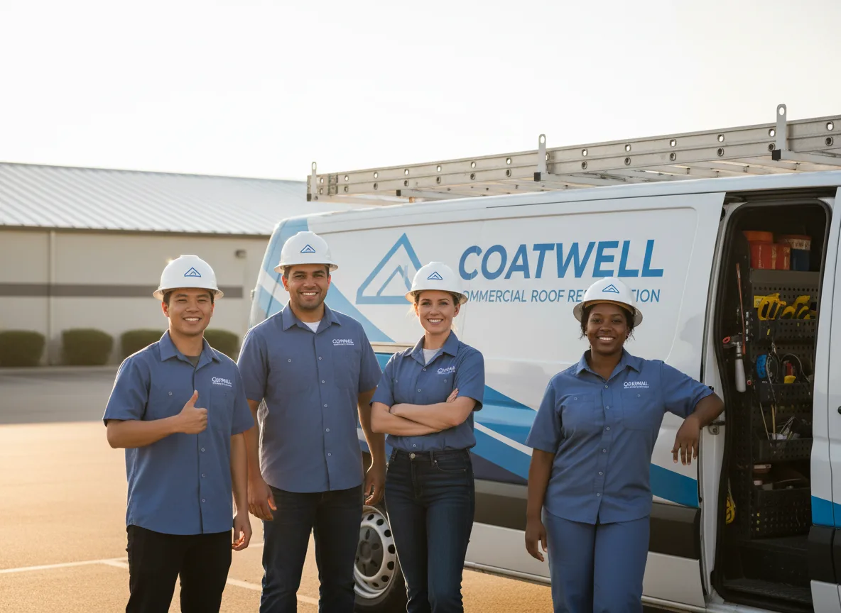 Commercial roof coating company in Bellville, OH